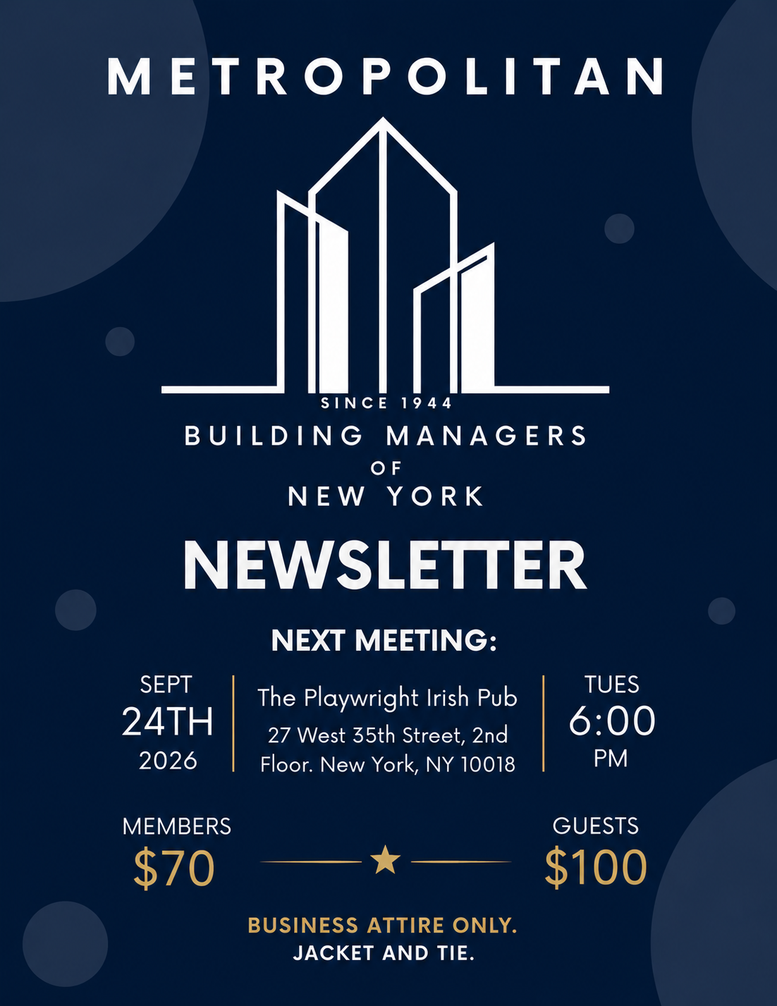 September Meeting 2026